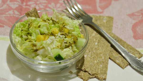 Пекінський салат з лаймовою заправкою - рецепт